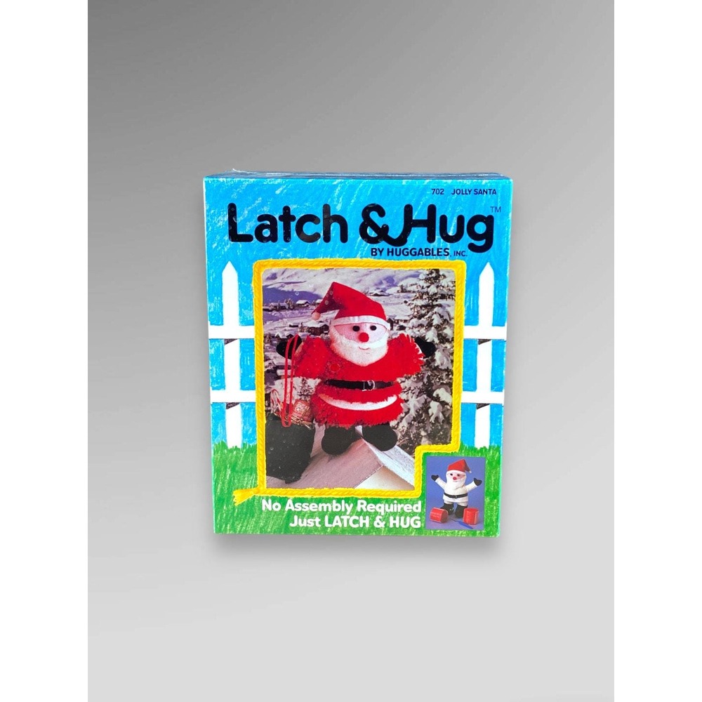 Jolly Santa Latch Hook‎ Kit Huggables 1983 Sealed NOS Christmas Craft